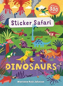 portada Sticker Safari: Dinosaurs (in English)