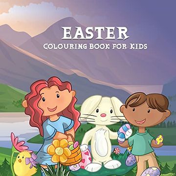 portada Easter Colouring Book for Kids: Easter Themed Colouring for Children Ages 4+ (en Inglés)