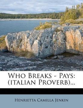 portada who breaks - pays: (italian proverb)... (en Inglés)