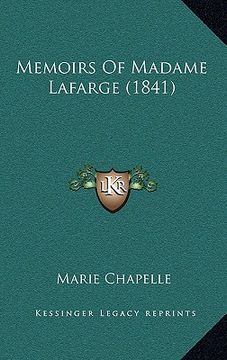 portada memoirs of madame lafarge (1841) (in English)