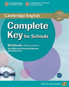 portada Complete key for Schools for Spanish Speakers Workbook Without Answers With Audio cd (in English)
