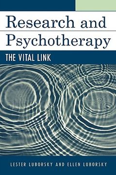 portada research and psychotherapy: the vital link