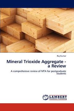 portada mineral trioxide aggregate - a review