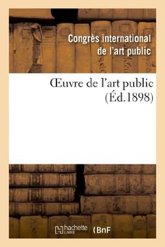 portada Oeuvre de L'Art Public (Arts) (French Edition)