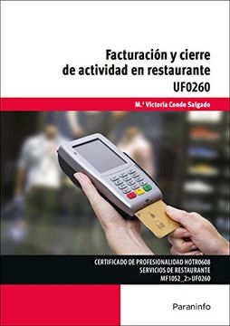 portada Facturación y cierre de actividad en restaurante (in Spanish)