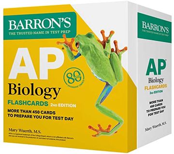 portada Ap Biology Flashcards, Second Edition: Up-To-Date Review: + Sorting Ring for Custom Study (Barron'S Test Prep) (in English)