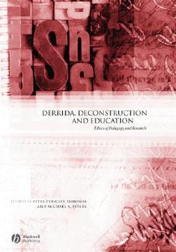 portada derrida, deconstruction and education: ethics of pedagogy and research (in English)