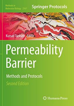 portada Permeability Barrier: Methods and Protocols (Methods in Molecular Biology, 2367) (in English)