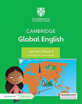portada Cambridge Global English Learner'S Book 4 With Digital Access (1 Year): For Cambridge Primary English as a Second Language (Cambridge Primary Global English) (en Inglés)