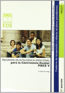portada Piece. Programa de Inteligencia Emocional Para la Convivencia Escolar v (in Spanish)