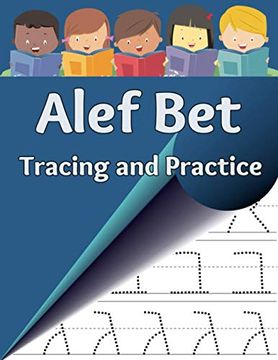 portada Alef bet Tracing and Practice: Learn to Write the Letters of the Hebrew Alphabet (en Inglés)
