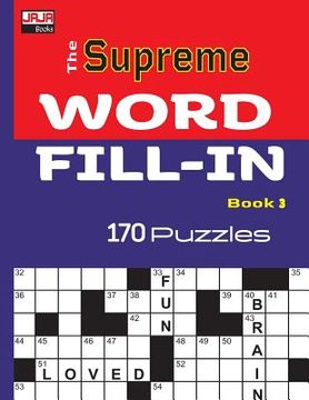 portada The Supreme WORD FILL-IN Book (en Inglés)
