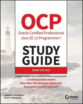 portada Ocp Oracle Certified Professional Java se 11 Programmer i Study Guide: Exam 1Z0-815 (en Inglés)