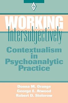 portada working intersubjectively: contextualism in psychoanalytic practice (en Inglés)