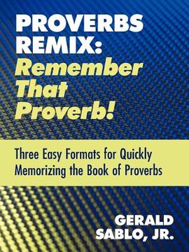 portada proverbs remix: remember that proverb!