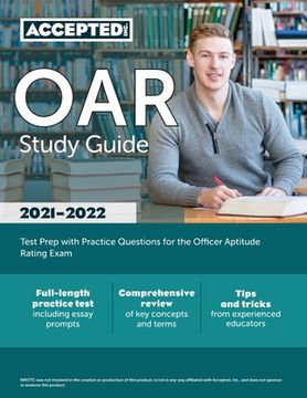 portada OAR Study Guide: Test Prep with Practice Questions for the Officer Aptitude Rating Exam (en Inglés)