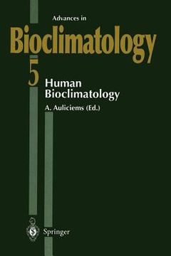 portada human bioclimatology (in English)