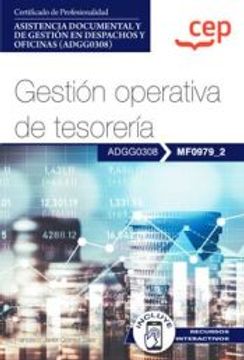 portada (Mf0979_2) Manual. Gestion Operativa de Tesoreria. Asistencia doc Umental y de Gestion en Despachos y Oficinas (Adgg0308) (in Spanish)