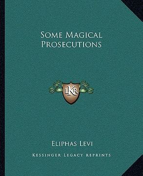 portada some magical prosecutions (en Inglés)
