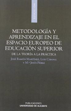 portada Metodología y Aprendizaje en el Espacio Europeo de Educación Superior: De la Teoría a la Práctica