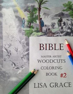 portada Bible Master Artist Woodcuts Adult Coloring Book #2 (en Inglés)