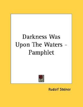 portada darkness was upon the waters - pamphlet