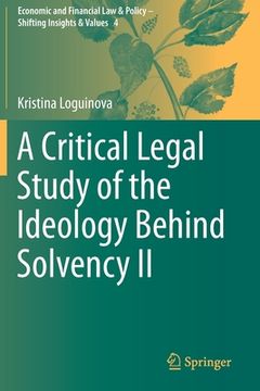 portada A Critical Legal Study of the Ideology Behind Solvency II (en Inglés)