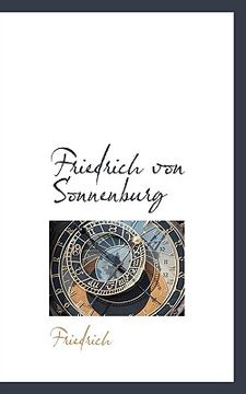 portada friedrich von sonnenburg (en Inglés)