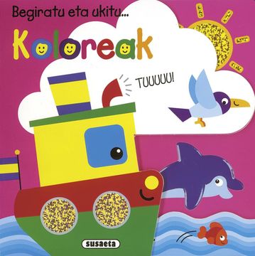 portada Koloreak (Begiratu eta Ukitu) (en Euskera)