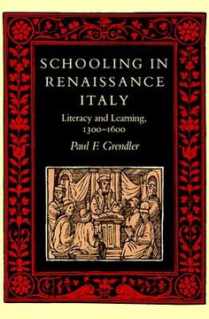 portada schooling in renaissance italy: literacy and learning, 1300-1600 (en Inglés)
