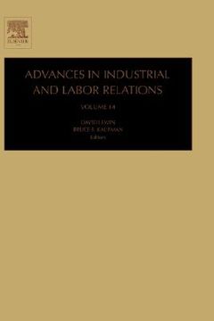 portada advances in industrial and labor relations (en Inglés)