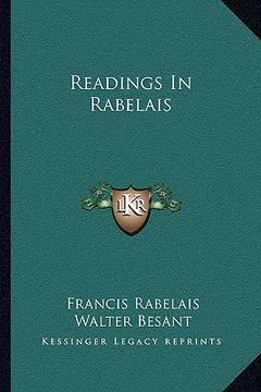 portada readings in rabelais (in English)