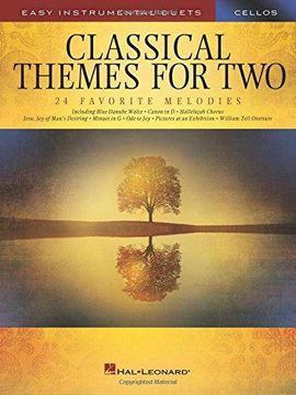 portada Classical Themes for Two (CELLOS) 24 Favorite Melodies (en Inglés)