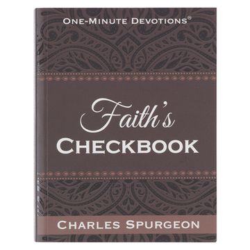 portada One Minute Devotions: Faith's Checkbook