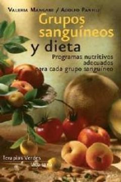 portada grupos sanguíneos y dieta (in Spanish)