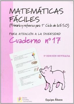 portada Matemáticas Fáciles Para Atención a la Diversidad - Cuaderno 17 (in Spanish)
