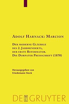 portada Adolf Harnack: Marcion (en Alemán)