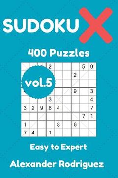 portada Sudoku X 400 Puzzles - Easy to Expert vol.5 (en Inglés)