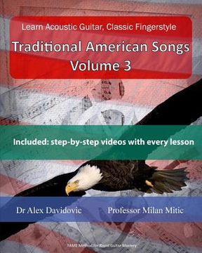 portada Learn Acoustic Guitar, Classic Fingerstyle: Traditional American Songs Volume 3 (in English)