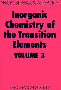 portada Inorganic Chemistry of the Transition Elements: Volume 3 (en Inglés)