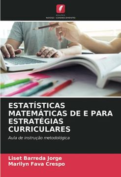 portada Estatísticas Matemáticas de e Para Estratégias Curriculares: Aula de Instrução Metodológica (en Portugués)
