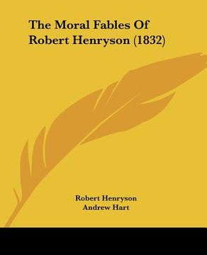 portada the moral fables of robert henryson (1832) (in English)