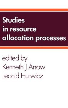 portada Studies in Resource Allocation Processes Hardback (in English)