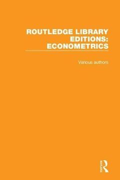 portada Routledge Library Editions: Econometrics (en Inglés)