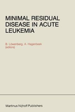 portada Minimal Residual Disease in Acute Leukemia (en Inglés)