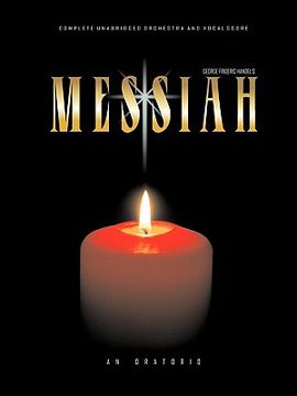 portada handel's messiah: complete vocal and orchestra score