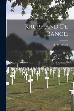 portada Krupp and De Bange (in English)