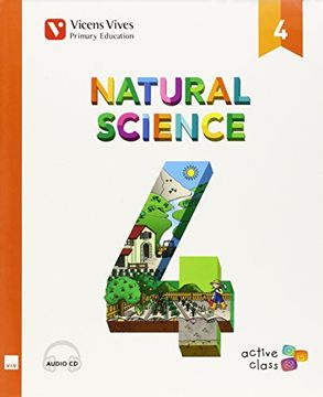 portada Natural Science 4º Educacion Primaria St+Cd mec ed 2015 Active Class 