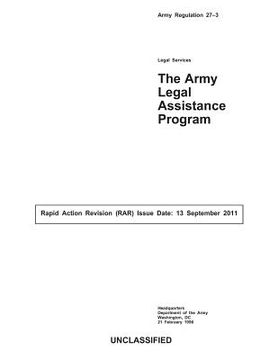 portada The Army Legal Assistance Program (en Inglés)