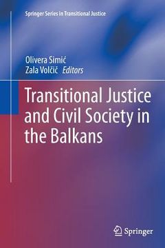 portada Transitional Justice and Civil Society in the Balkans (en Inglés)